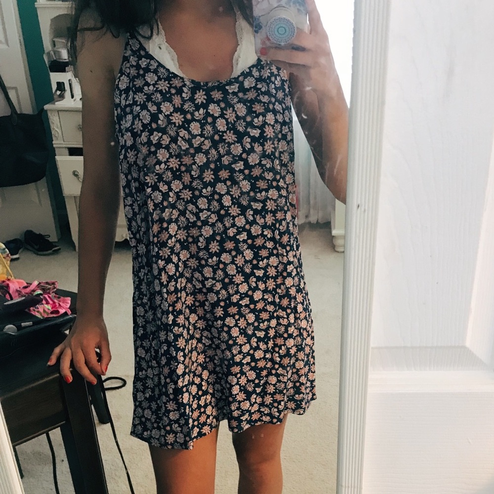 Blue Floral Dress